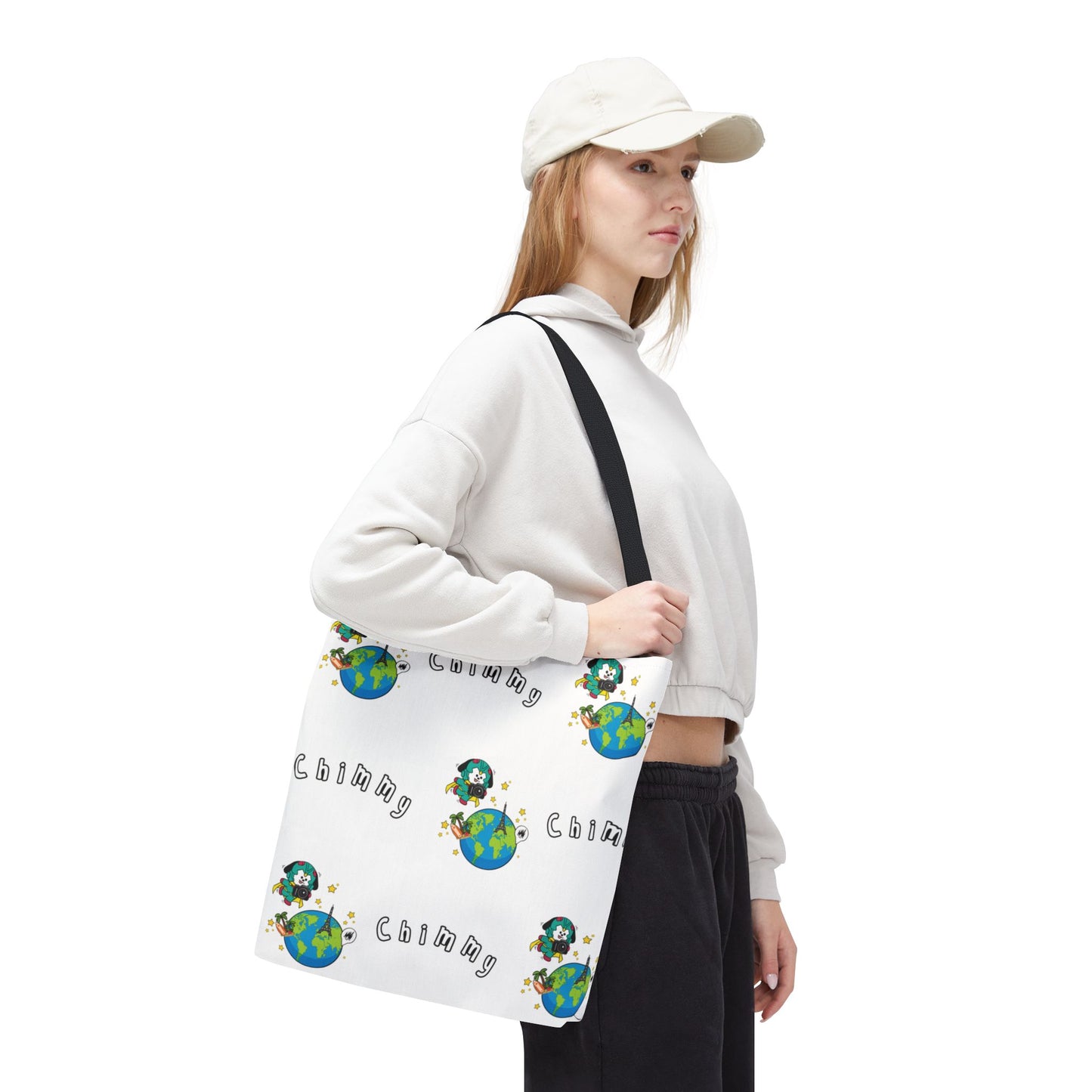 BT21 Chimmy White Tote Bag Pattern Design