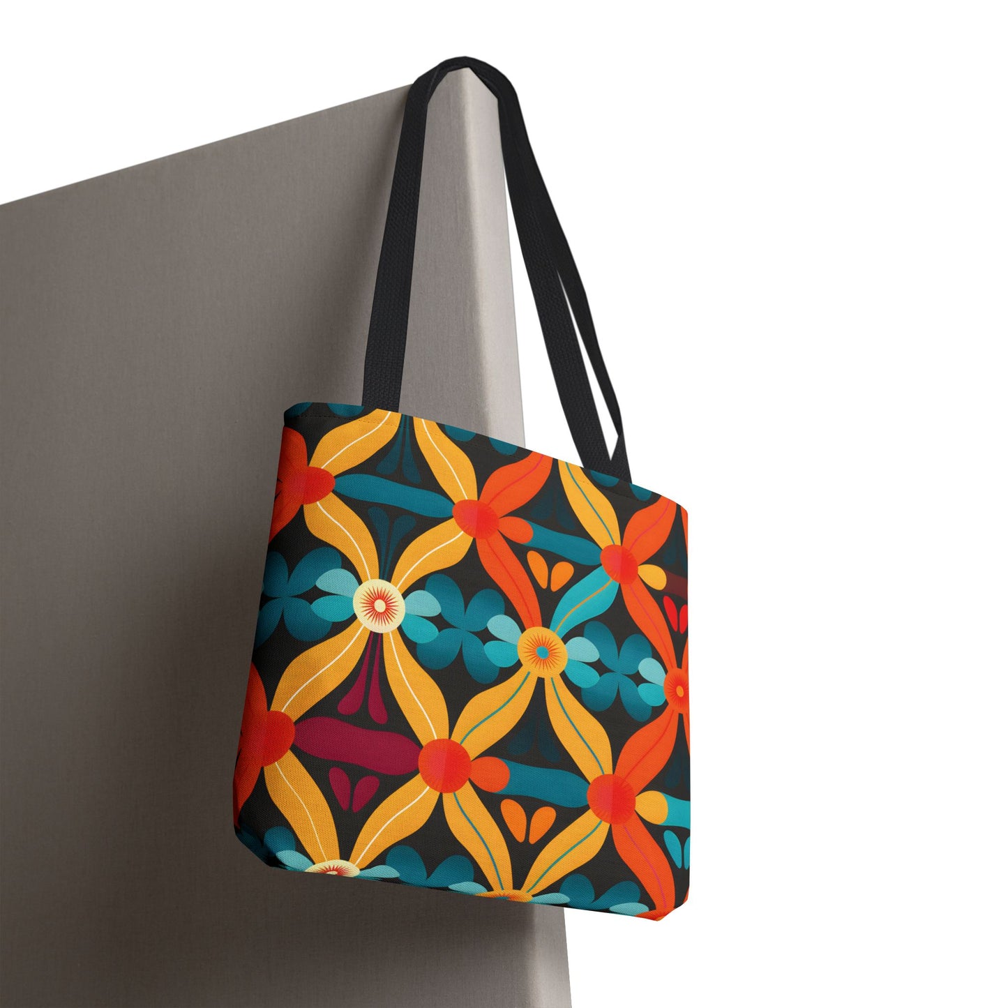 Retro Pattern Tote Bag Design 4