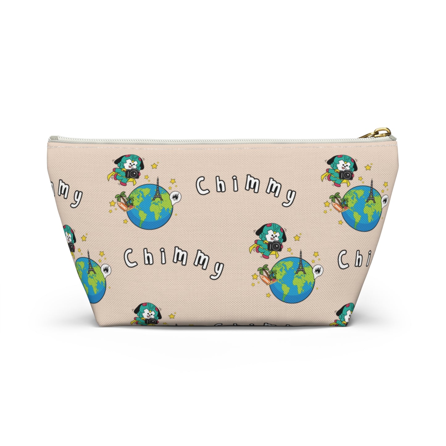 BT21 Chimmy Beige Pattern Travel Bag