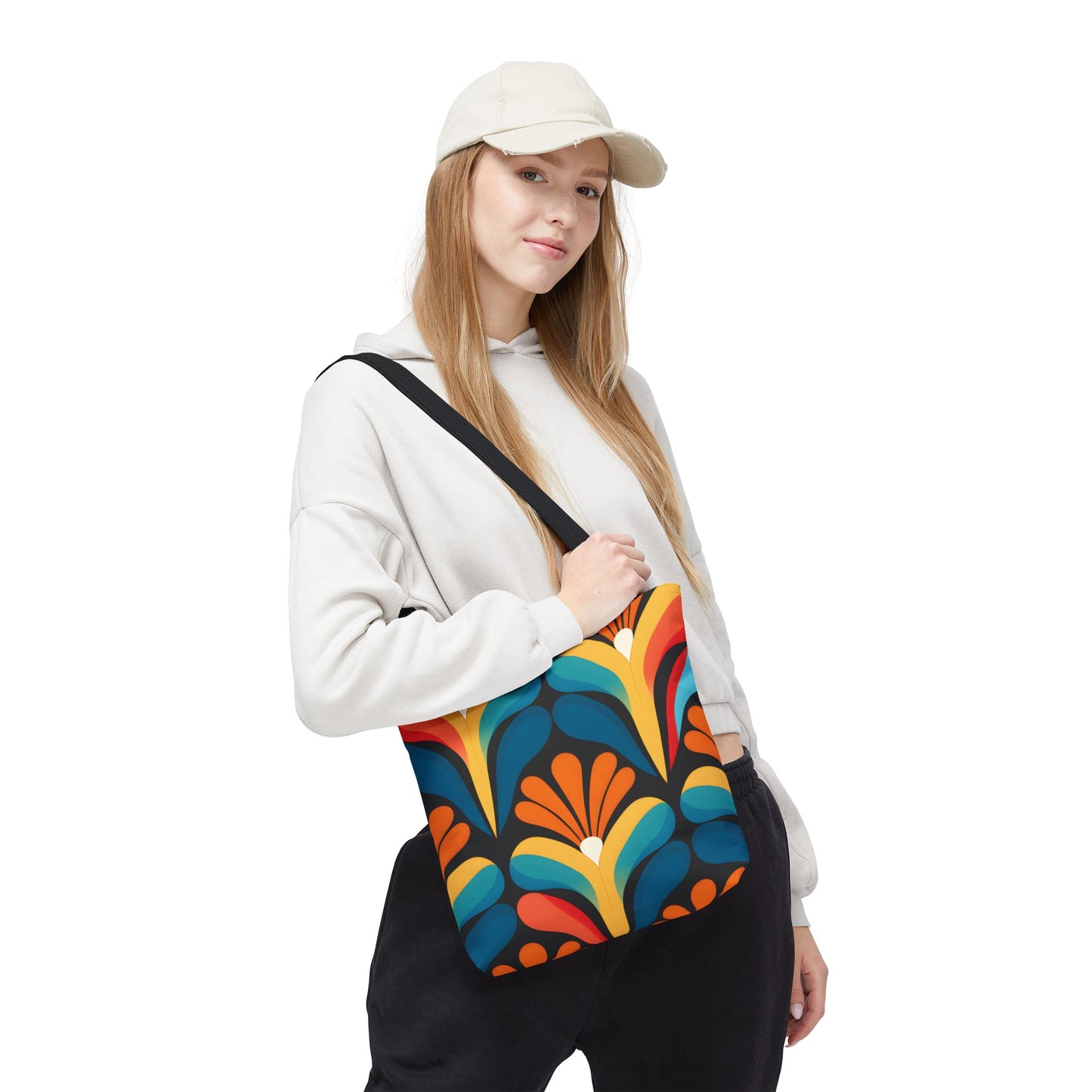Retro Pattern Tote Bag Design 12