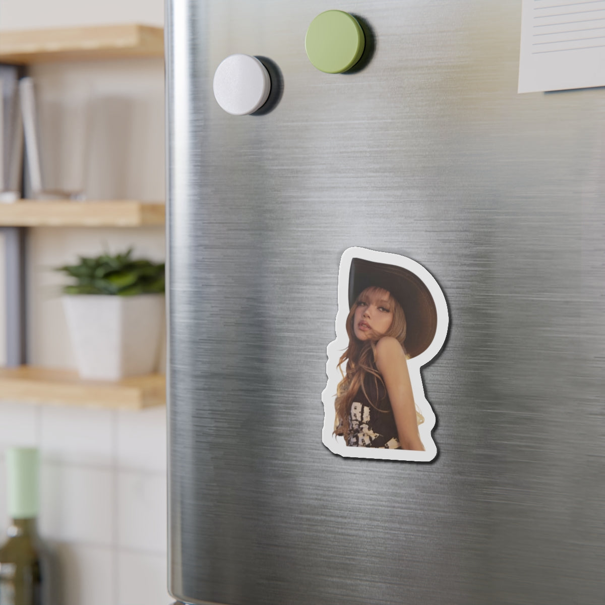 Lalisa Manoban Blackppink Gift for Lisa Fans Lillies Magnet Design 6