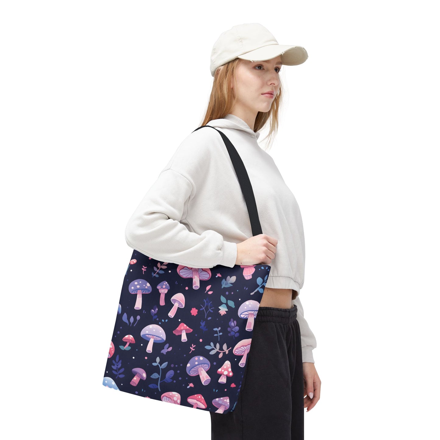 Mushroom Pattern Tote Bag Design 11