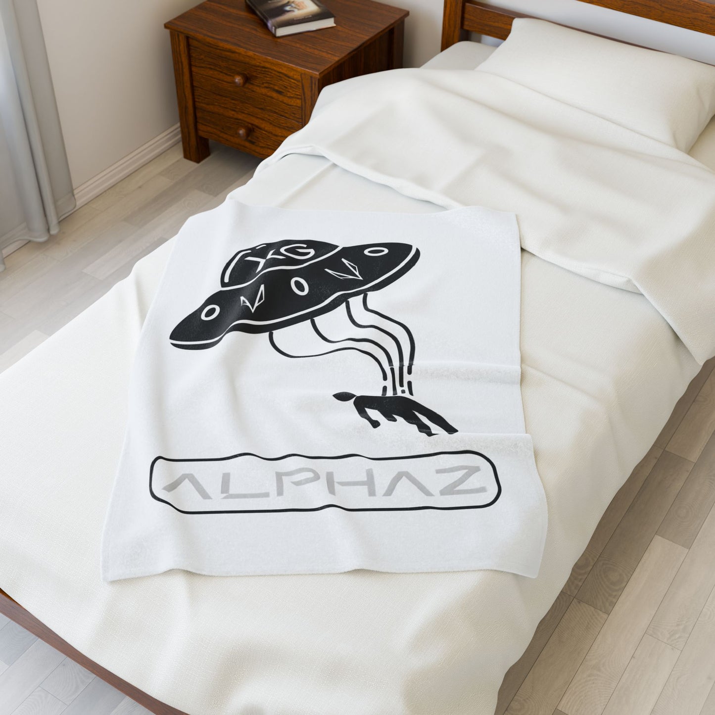 White XG Jurin Spaceship Blanket