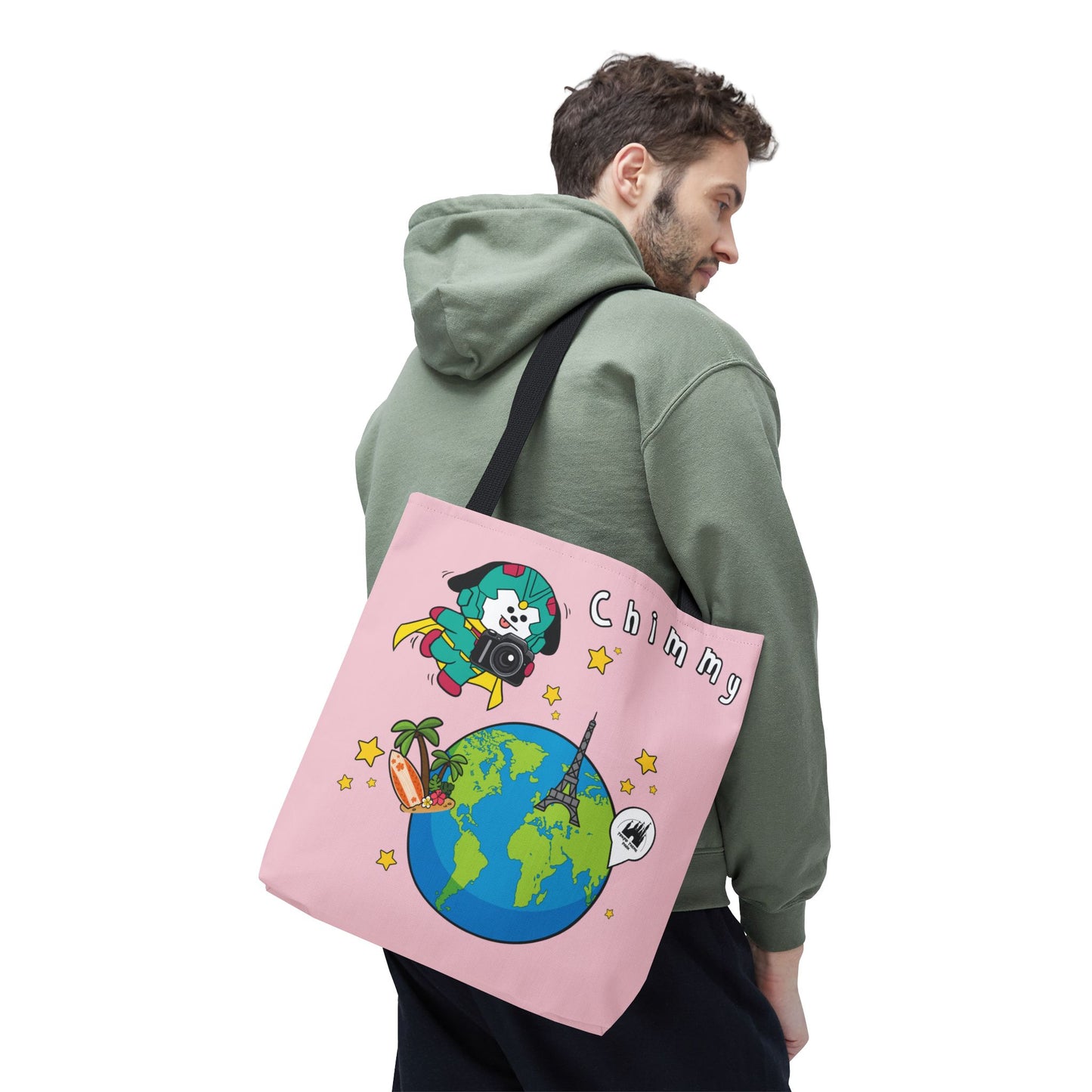 BT21 Chimmy Pink Tote Bag Single Design