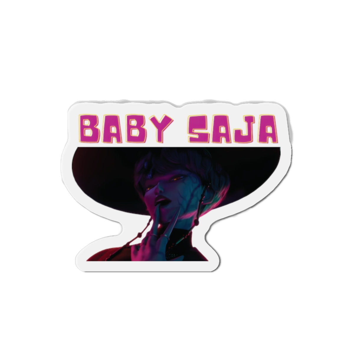 Kpop Demon Hunters Baby Saja Demon Form Magnet