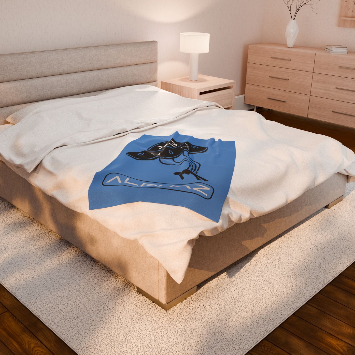 Blue XG Hinata Spaceship Blanket