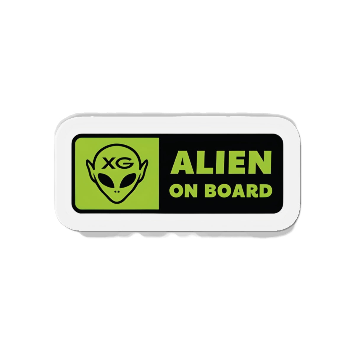 XG Alphaz Merch Alien on Board Magnet