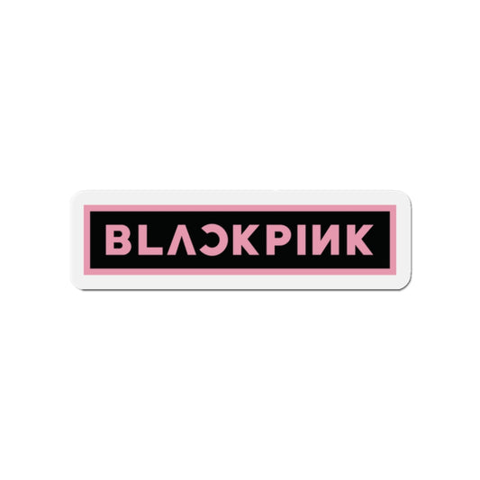 Black Pink Logo Magnet