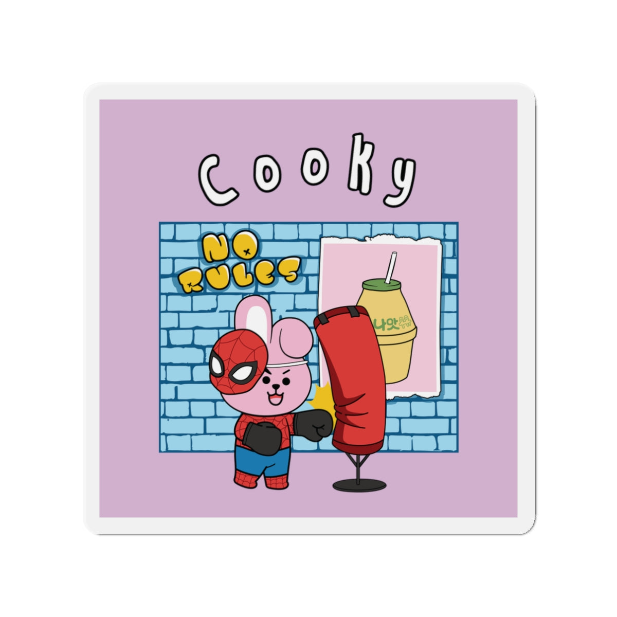 BT21 Cooky Purple Magnet
