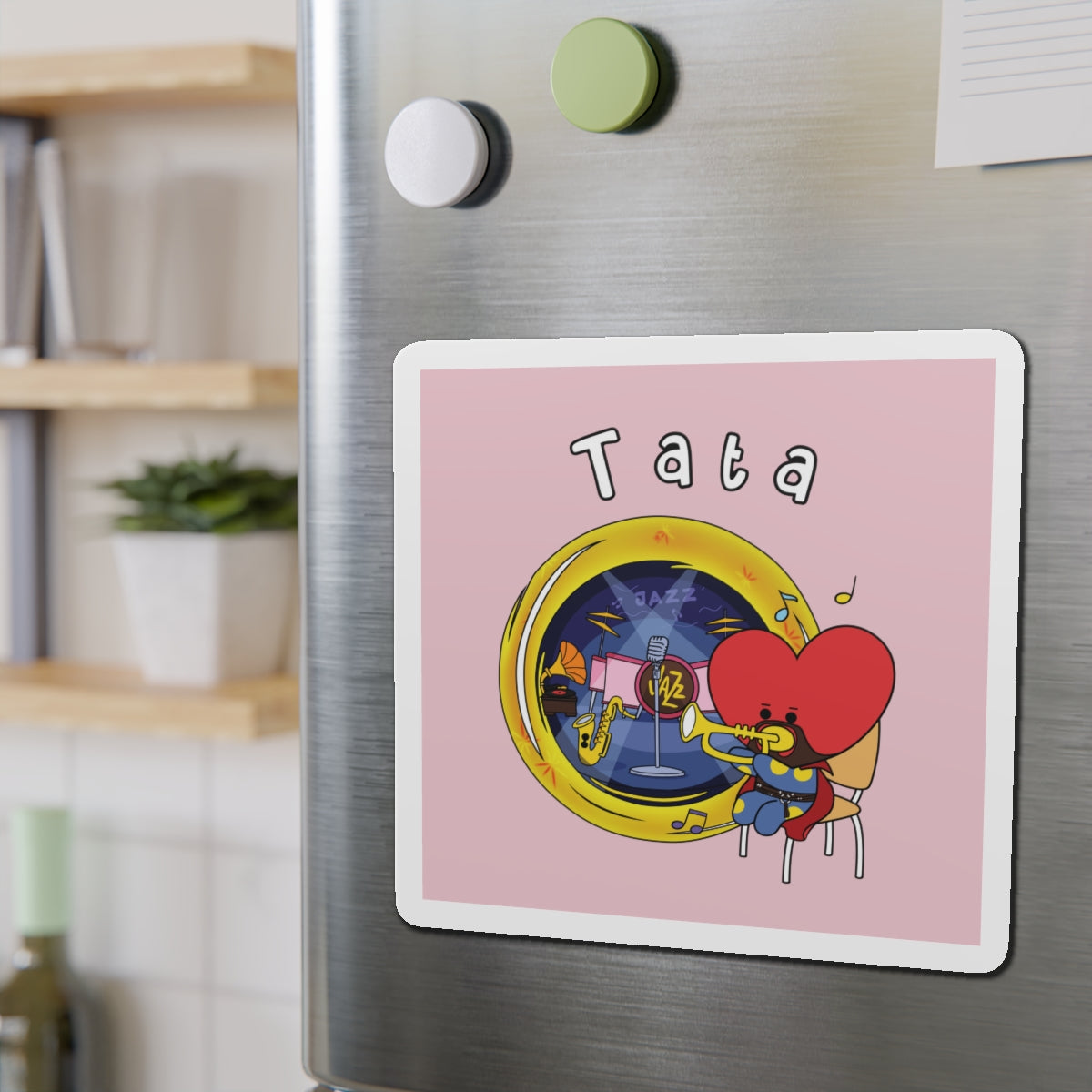 BT21 Tata Pink Magnet