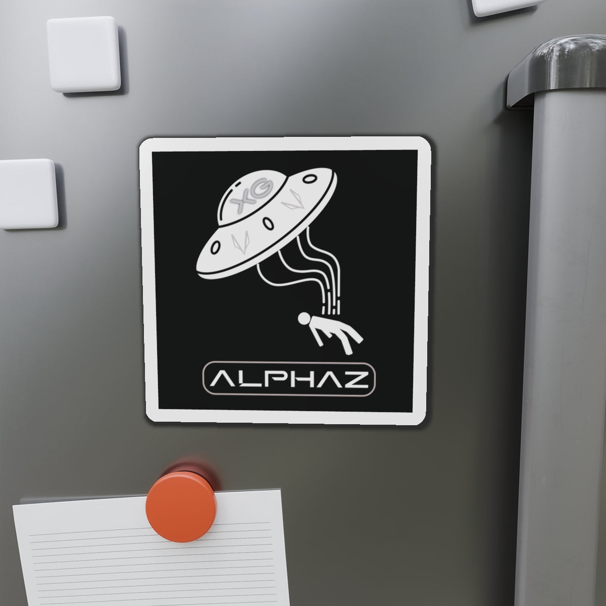 Black XG Alphaz Spaceship Magnet