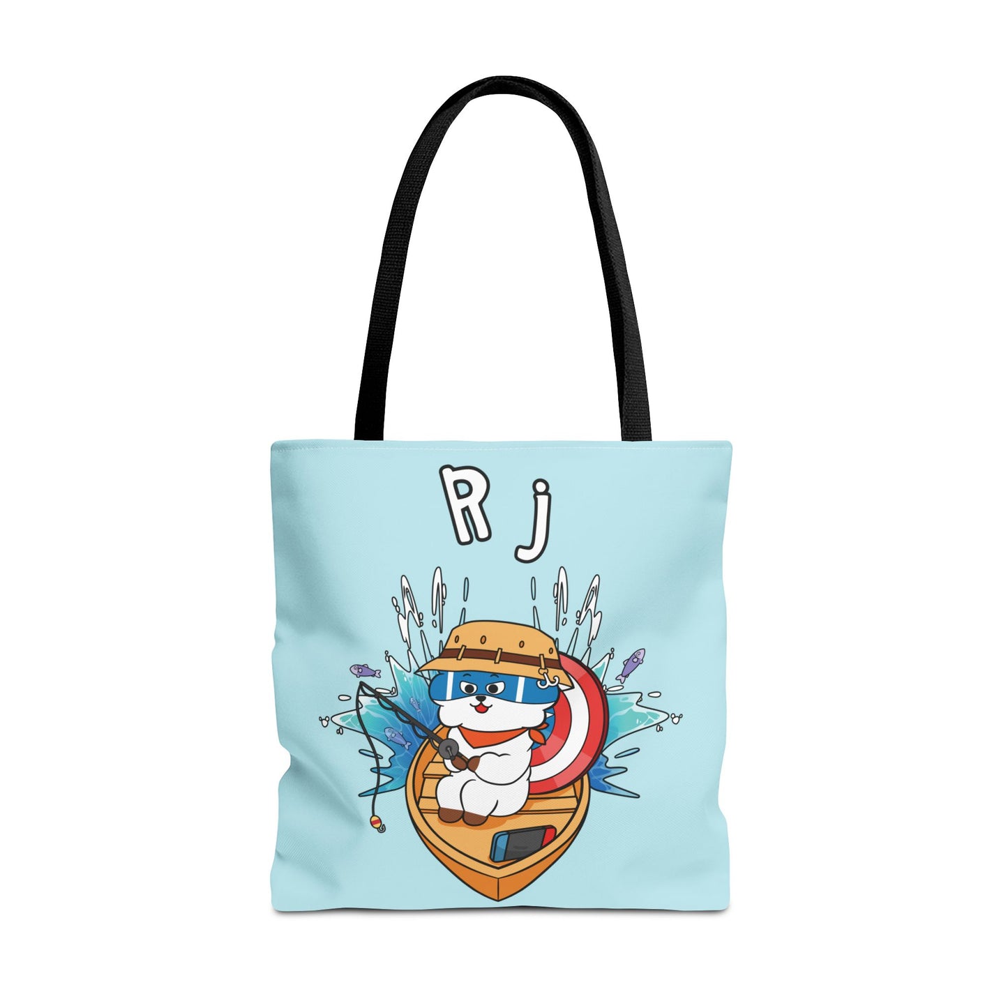 BT21 RJ Blue Tote Bag  Single Design