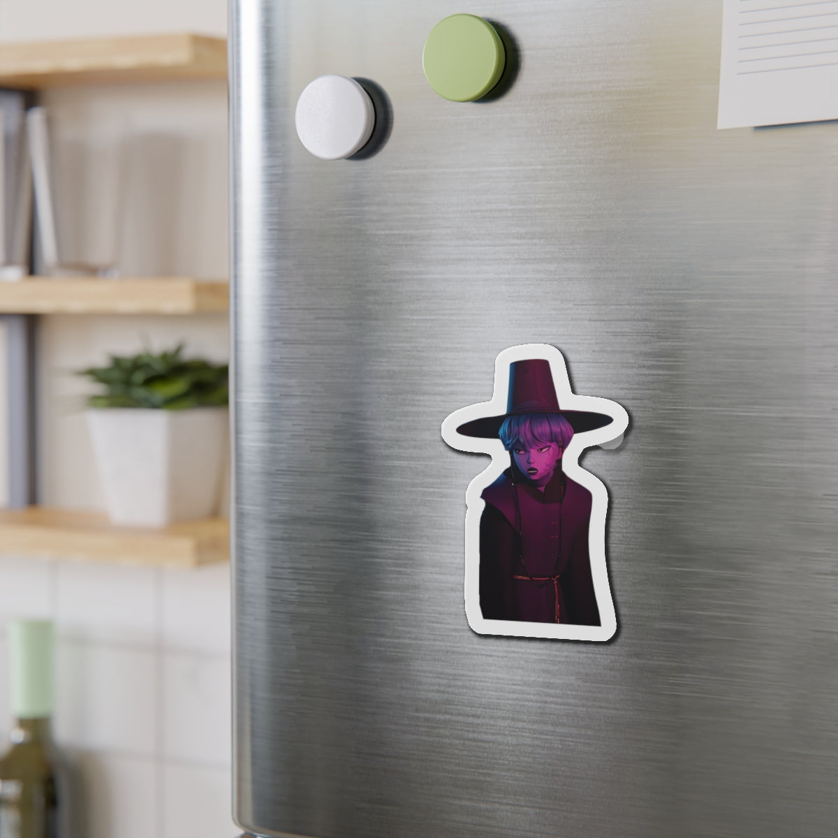 Kpop Demon Hunters Saja Boys Baby Saja Demon Form In Underworld Magnet