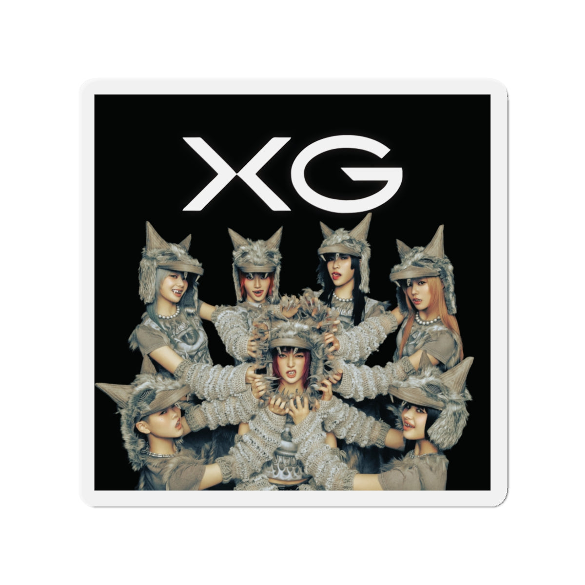 Black BG XG Woke Up Magnet 2