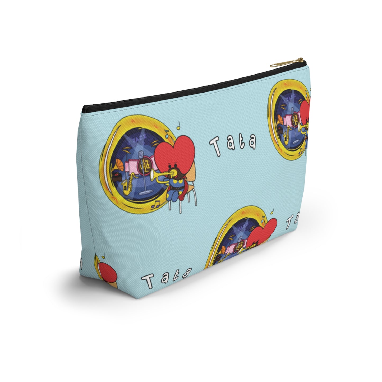 BT21 Tata Blue Pattern Travel Bag