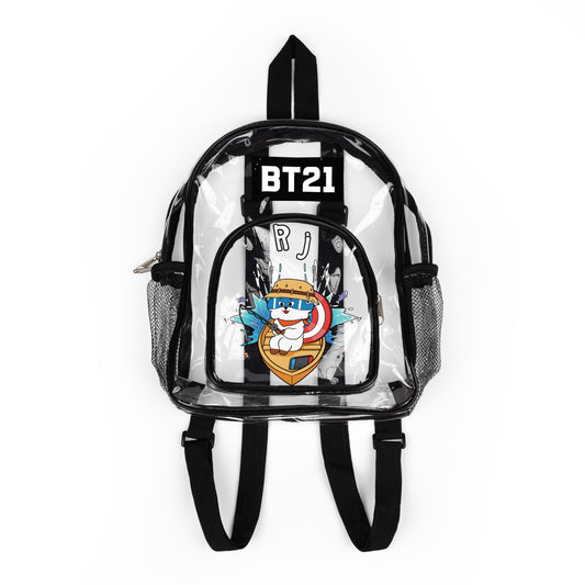 BT21 RJ Clear Stadium Concert Bag With No Background Color