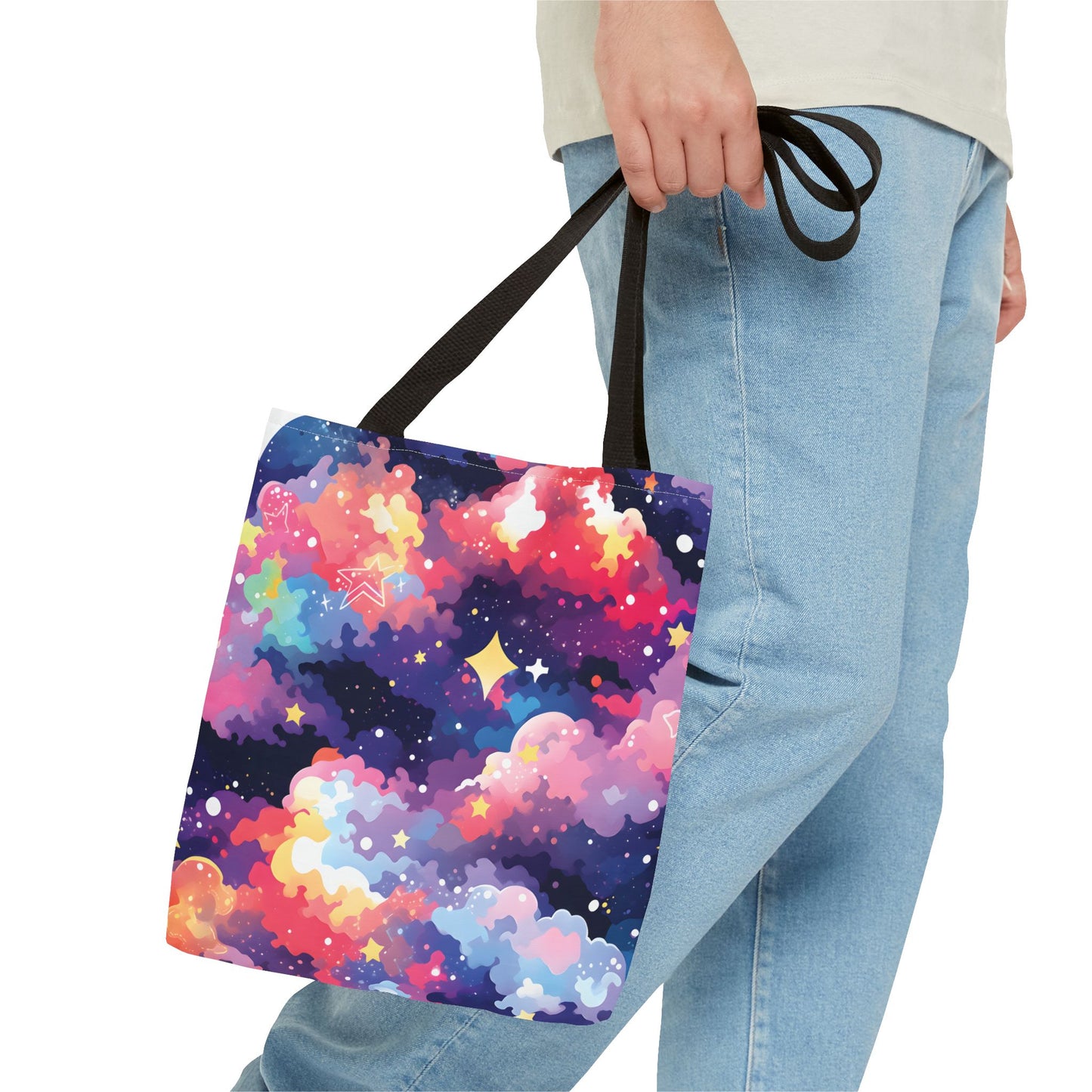 Colorful Space Pattern Tote Bag Design 3