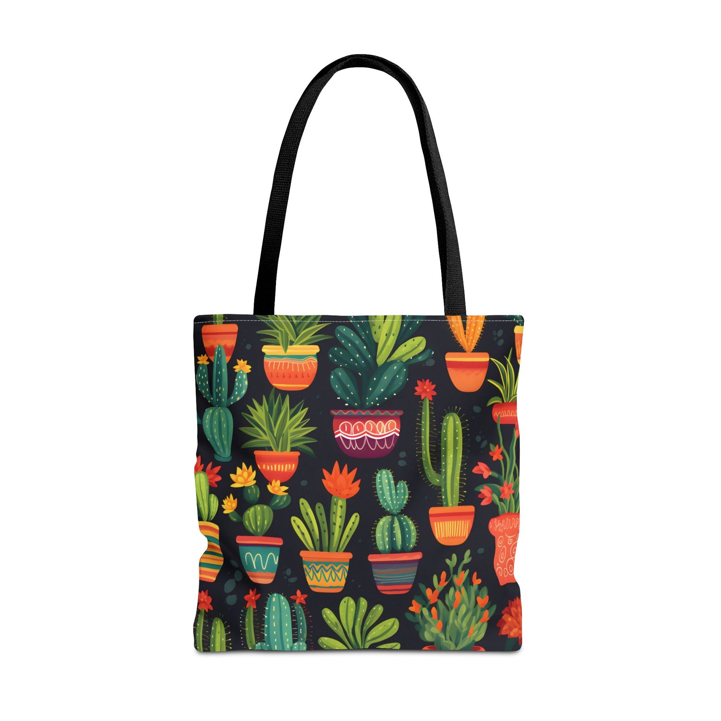 Cactus Pattern Tote Bag Design 5