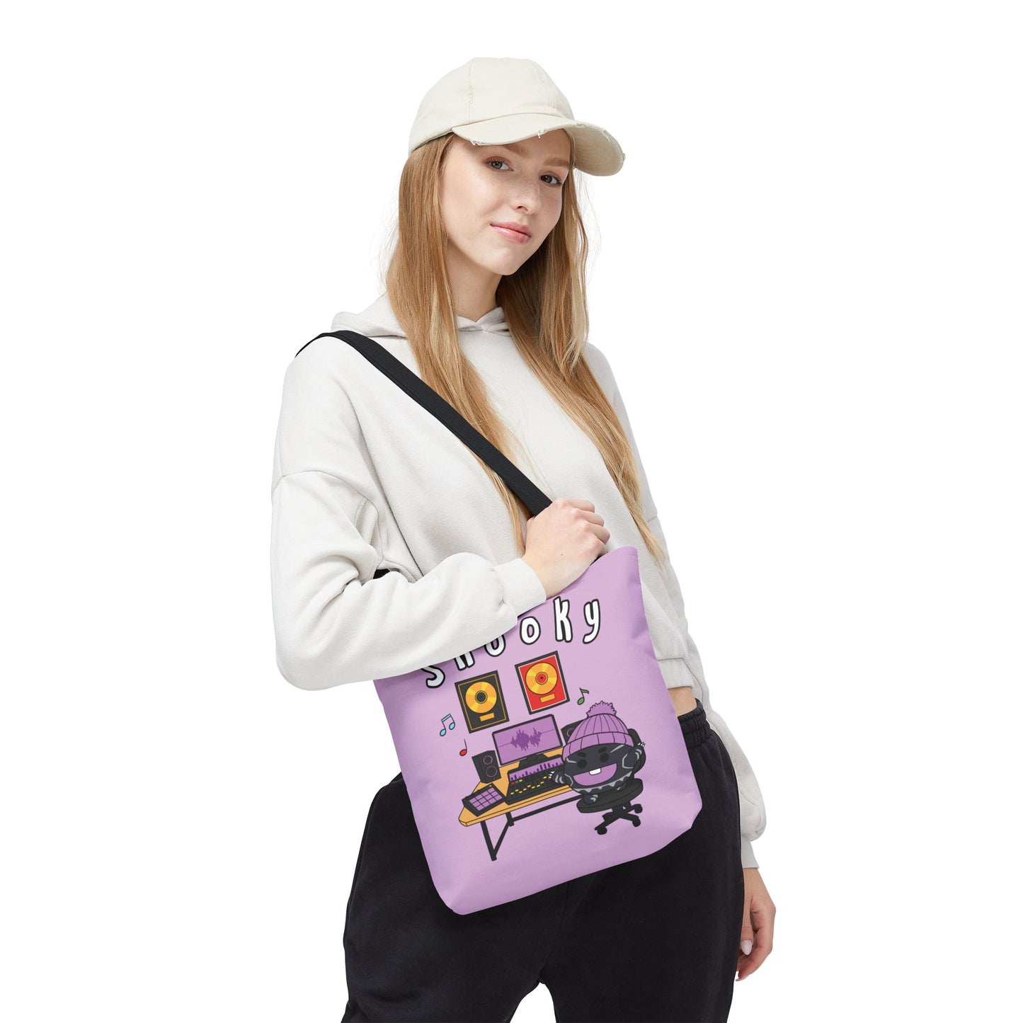 BT21 Shooky Purple Tote Bag Single Design