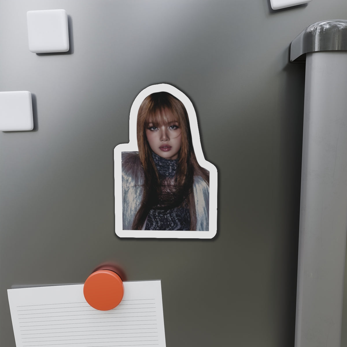 Lalisa Manoban Blackppink Gift for Lisa Fans Lillies Magnet Design 2