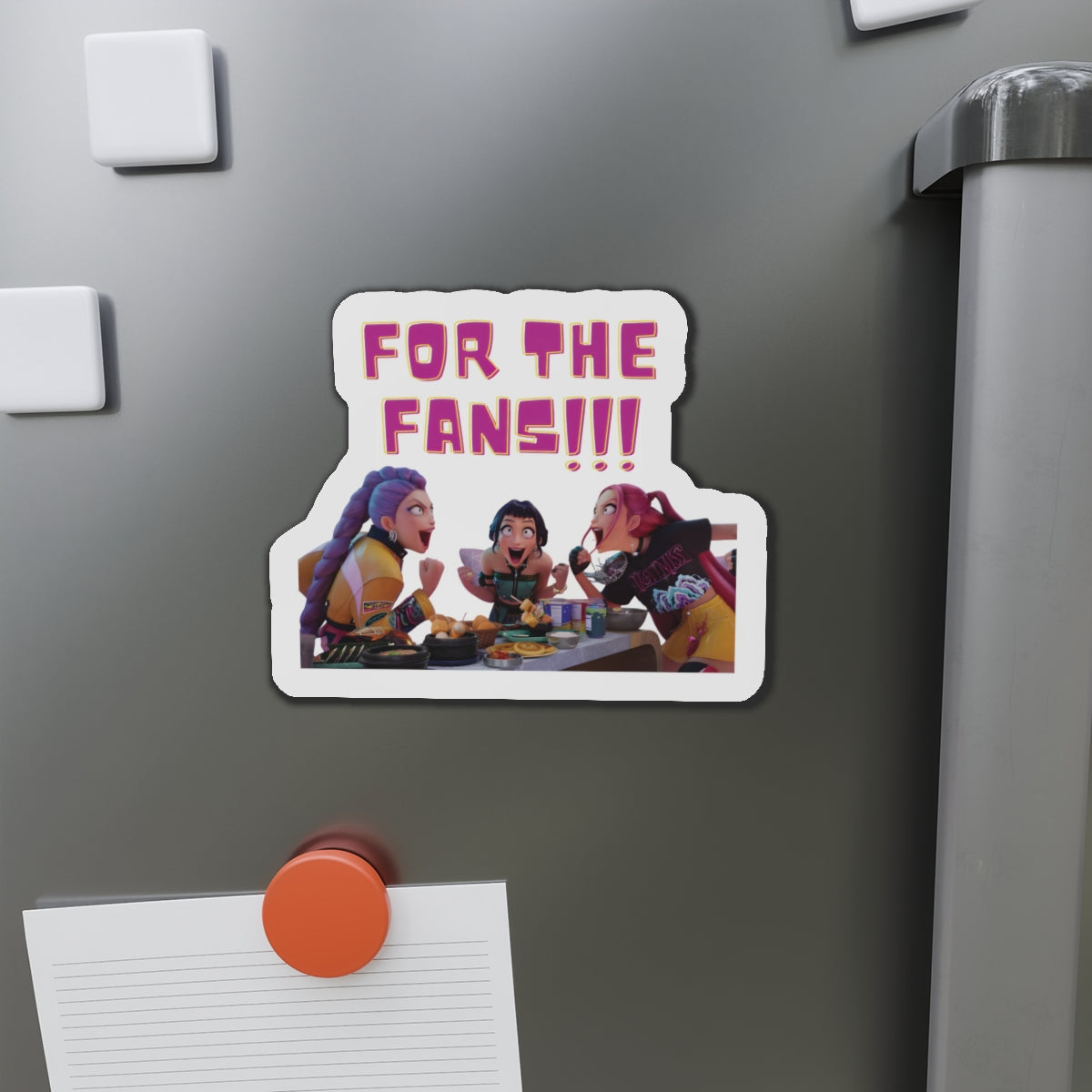 Kpop Demon Hunters Huntrix Rumi Mira Zoey For The Fans Magnet