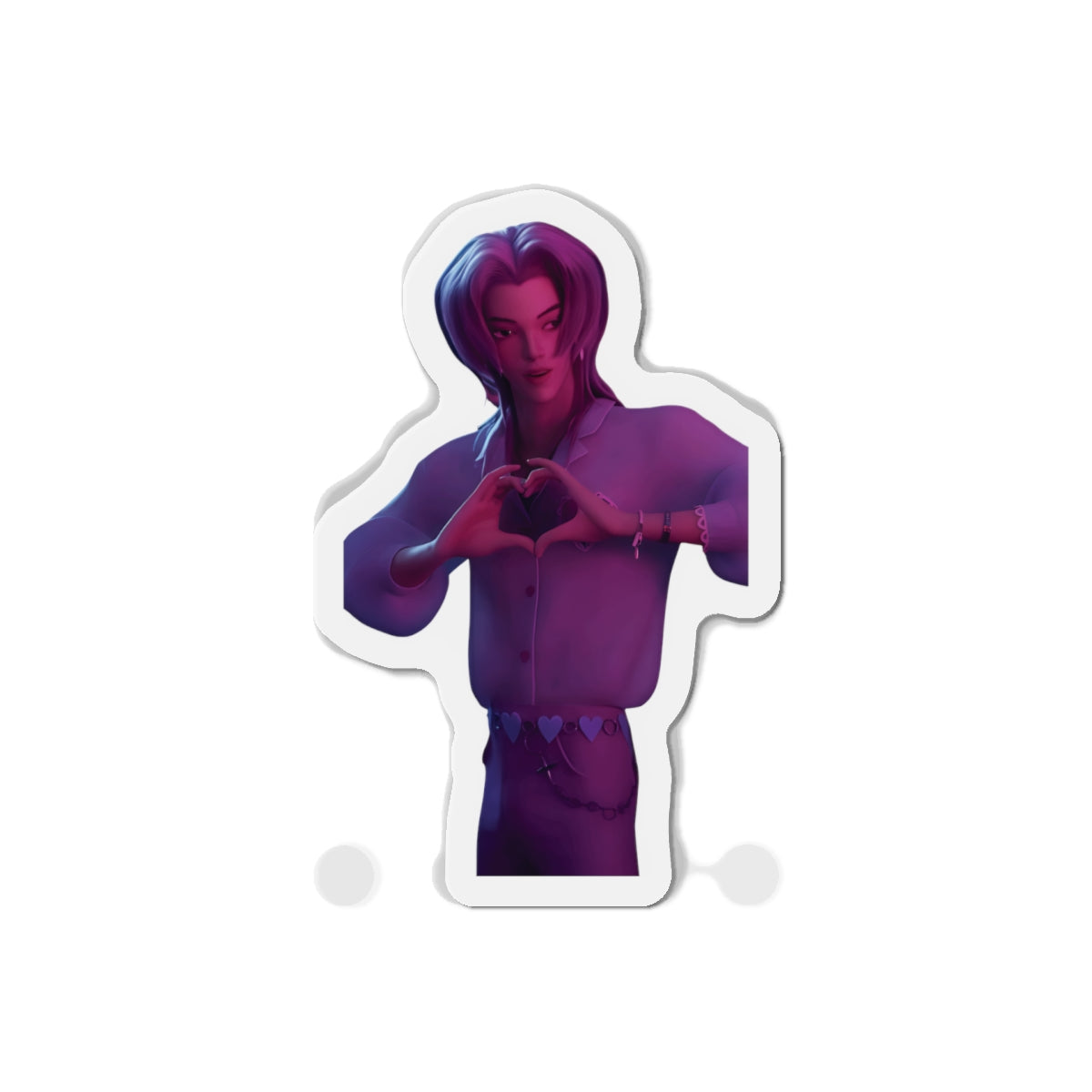 Kpop Demon Hunters Saja Boys Romance Saja Heart Magnet