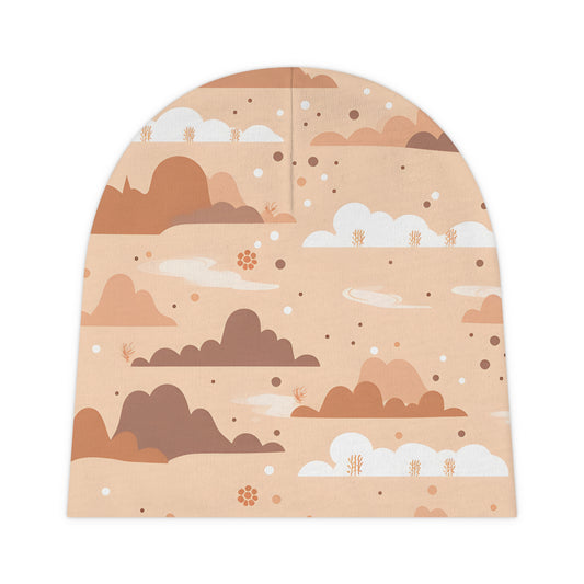 Baby Beanie Hat Desert Clouds Design