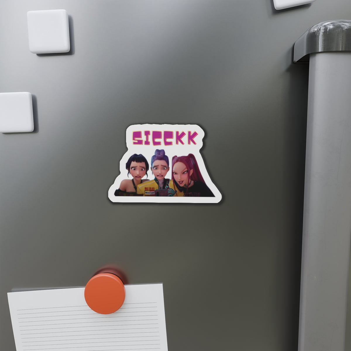 Kpop Demon Hunters Huntrix Rumi Mira Zoey Sick Magnet