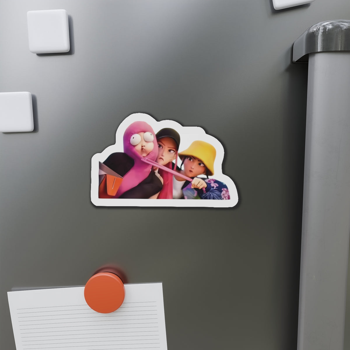 Kpop Demon Hunters Huntrix Rumi Mira Zoey Big Eyes Magnet