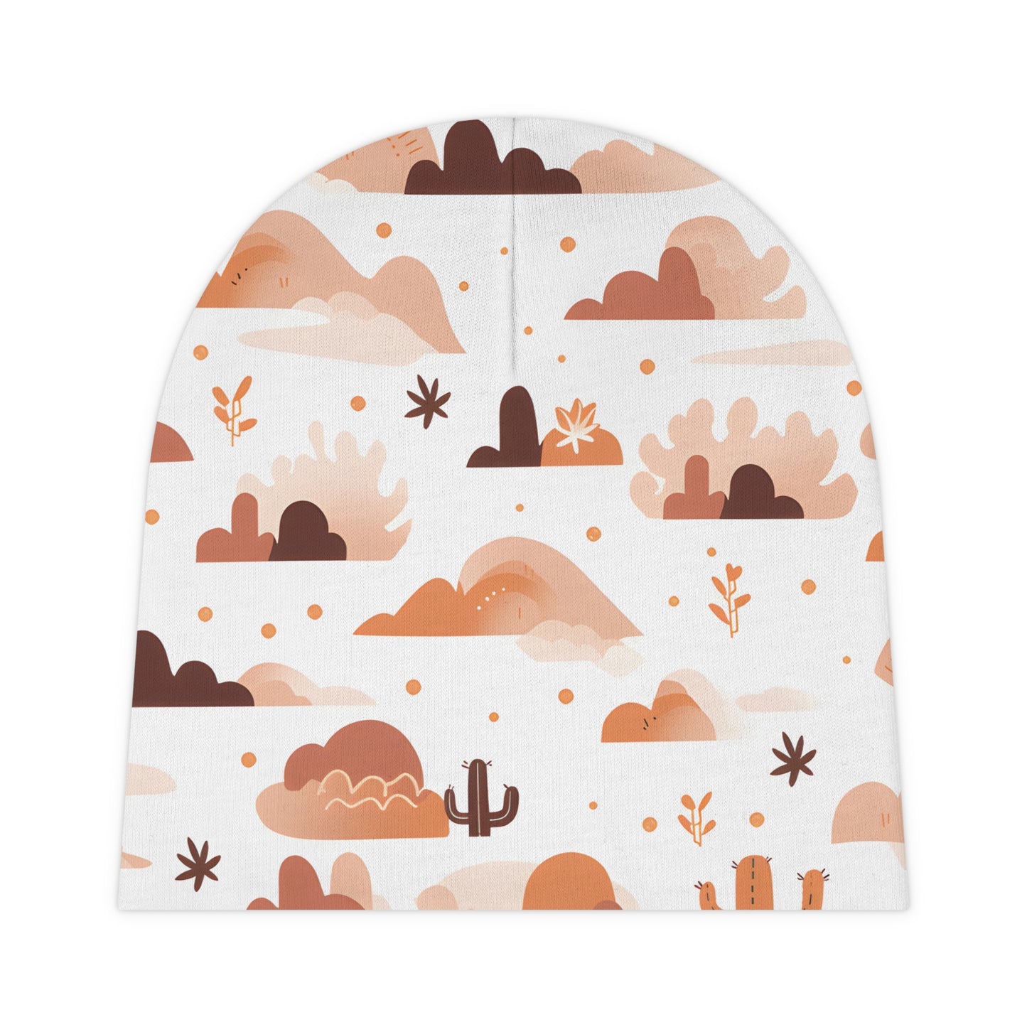 Newborn Baby Beanie Desert Design