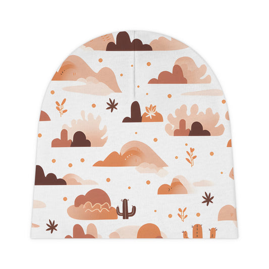 Newborn Baby Beanie Desert Design