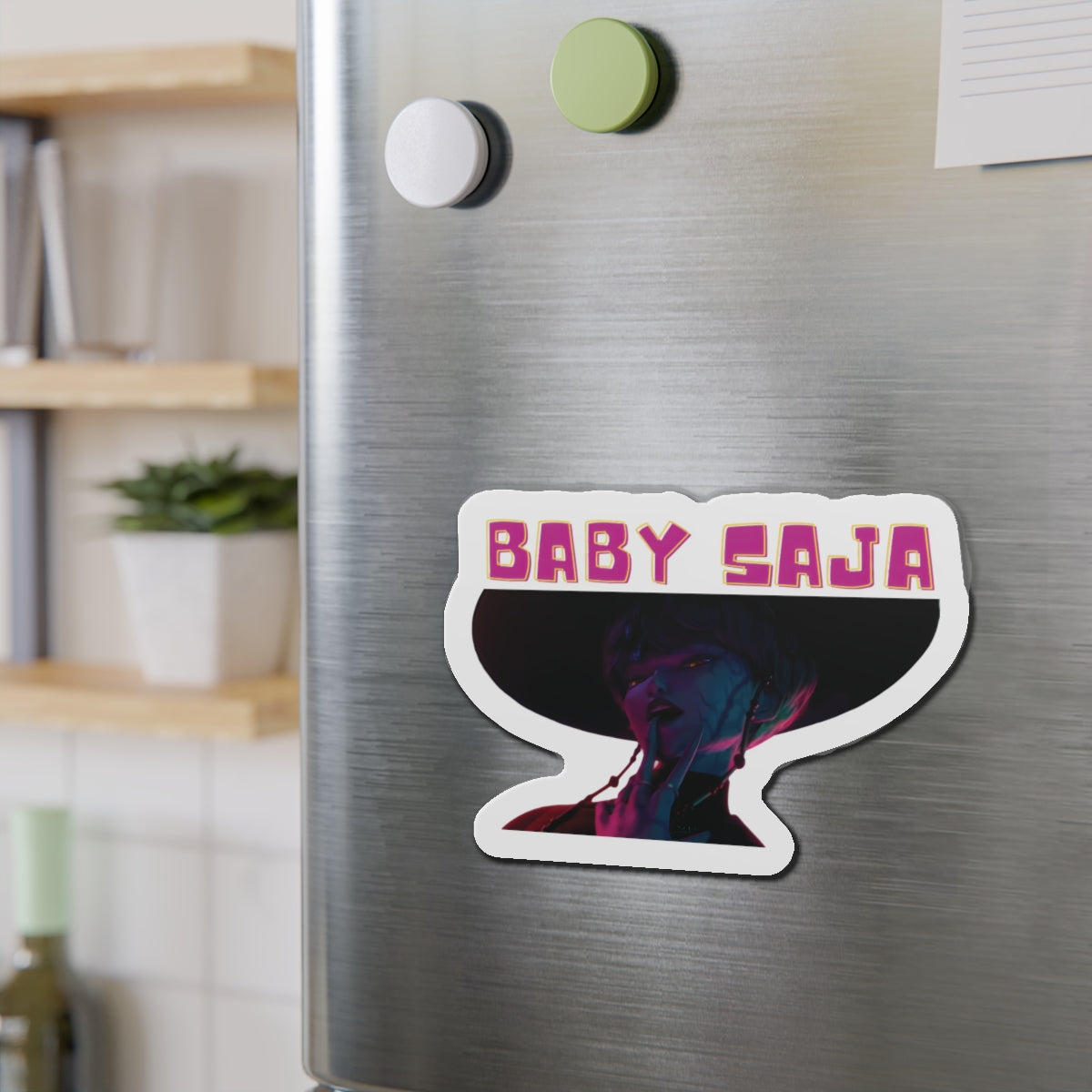 Kpop Demon Hunters Baby Saja Demon Form Magnet