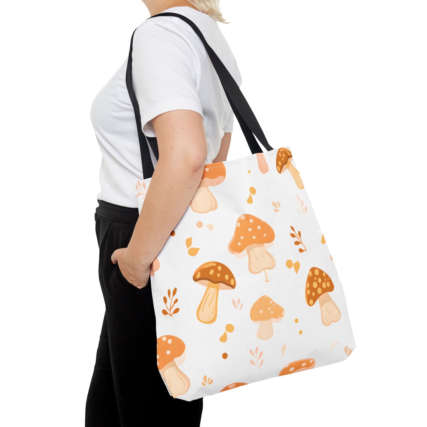 Mushroom Pattern Tote Bag Design 3