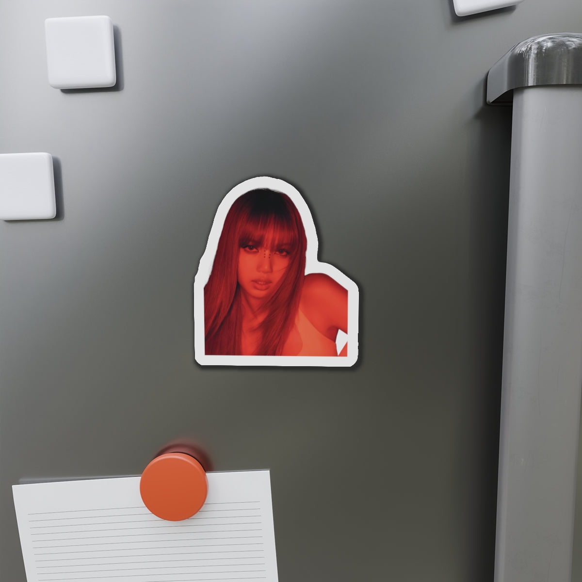 Lalisa Manoban Blackppink Gift for Lisa Fans Lillies Magnet Design 4