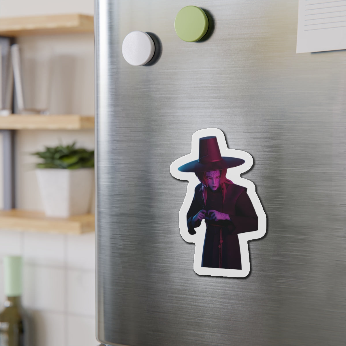 Kpop Demon Hunters Saja Boys Mystery Saja Demon Form In Underworld Magnet