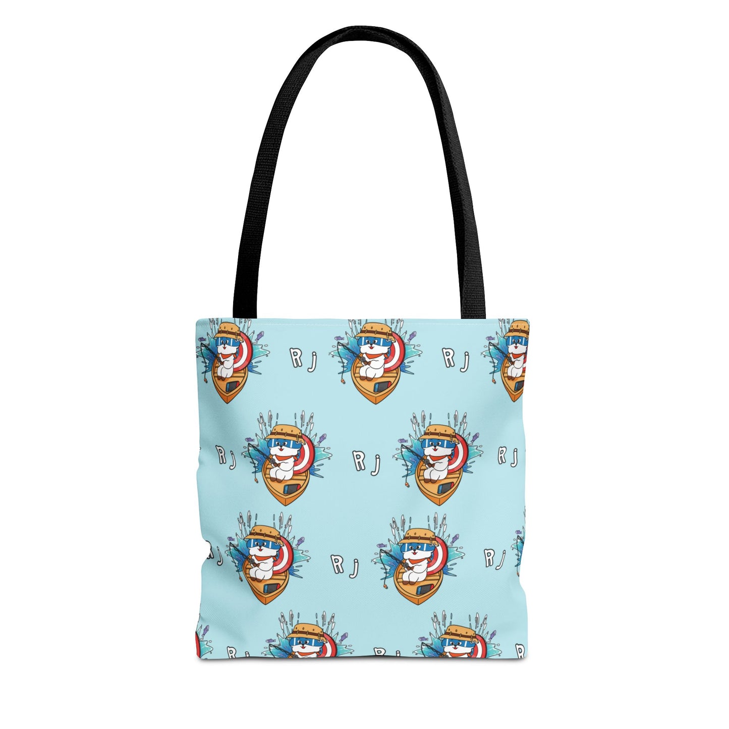 BT21 RJ Blue Tote Bag Pattern Design