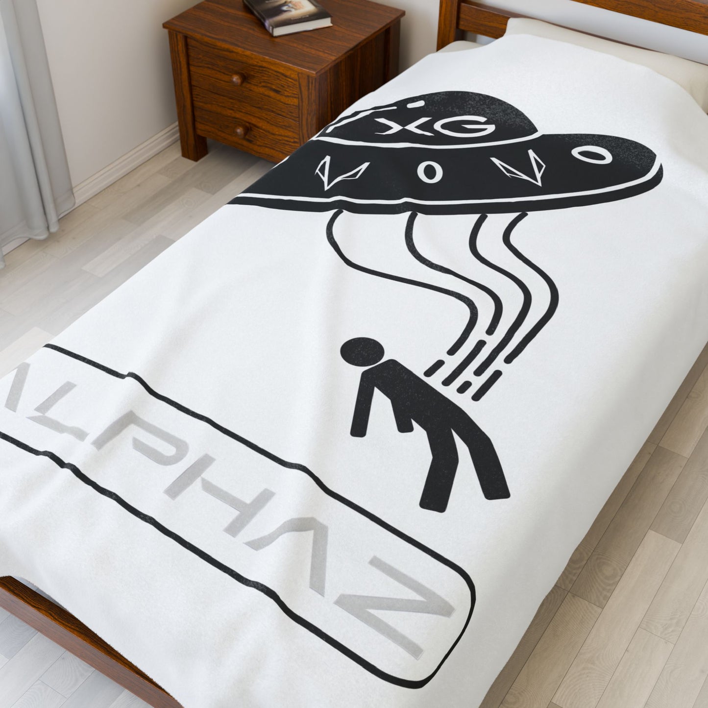 White XG Jurin Spaceship Blanket
