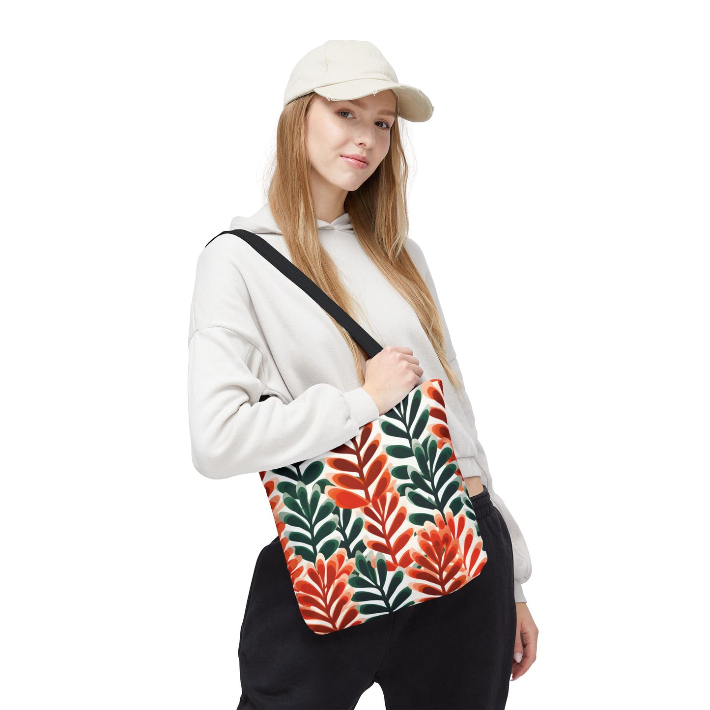 Plant Pattern Tote Bag Design 5