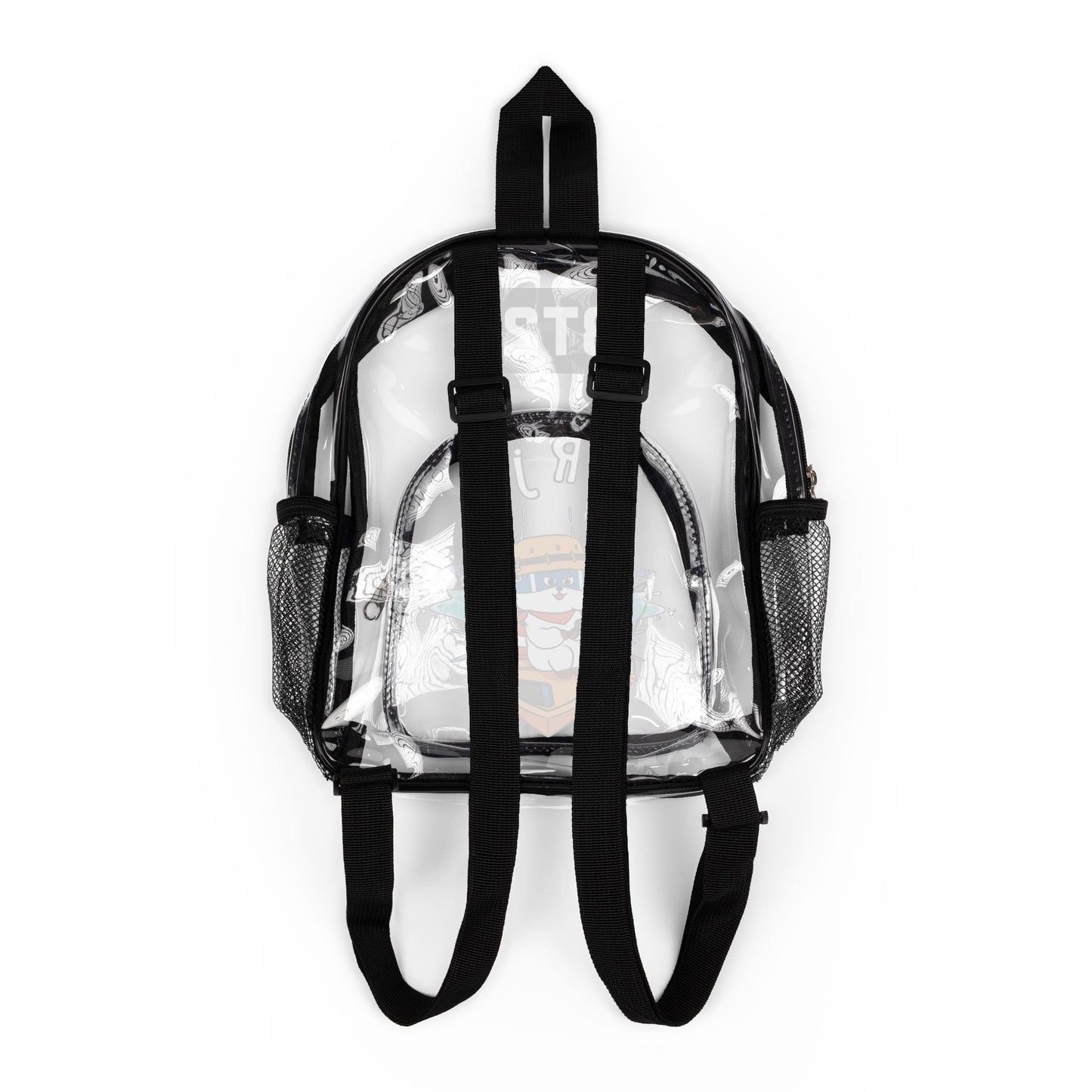 BT21 RJ Clear Stadium Backpack Concert Bag (Fully Clear) — Stadium Approved