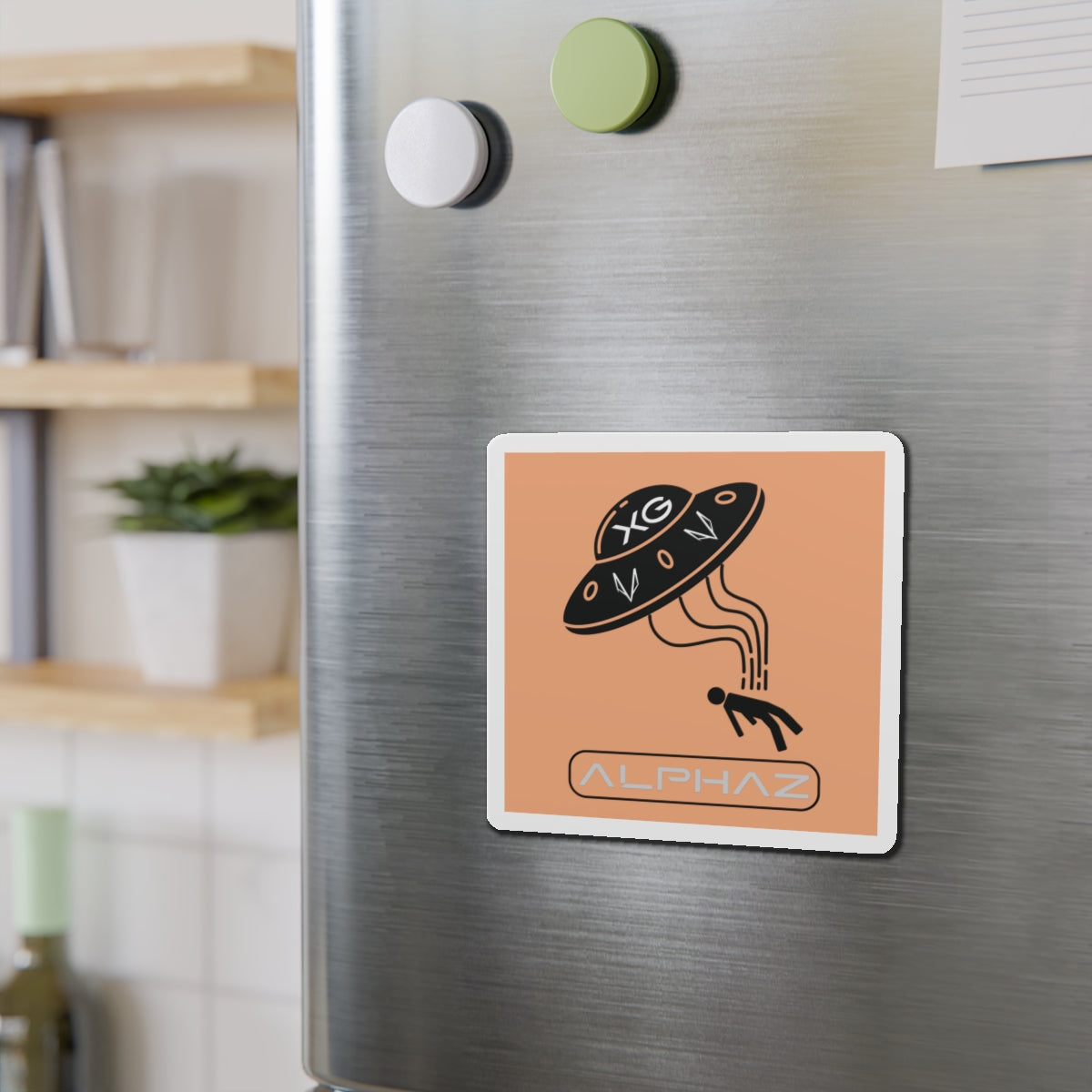 Orange XG Juria Spaceship Magnet