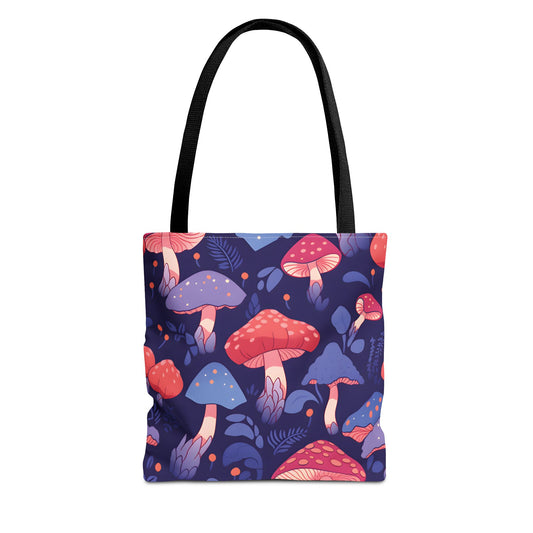 Mushroom Pattern Tote Bag Design 8