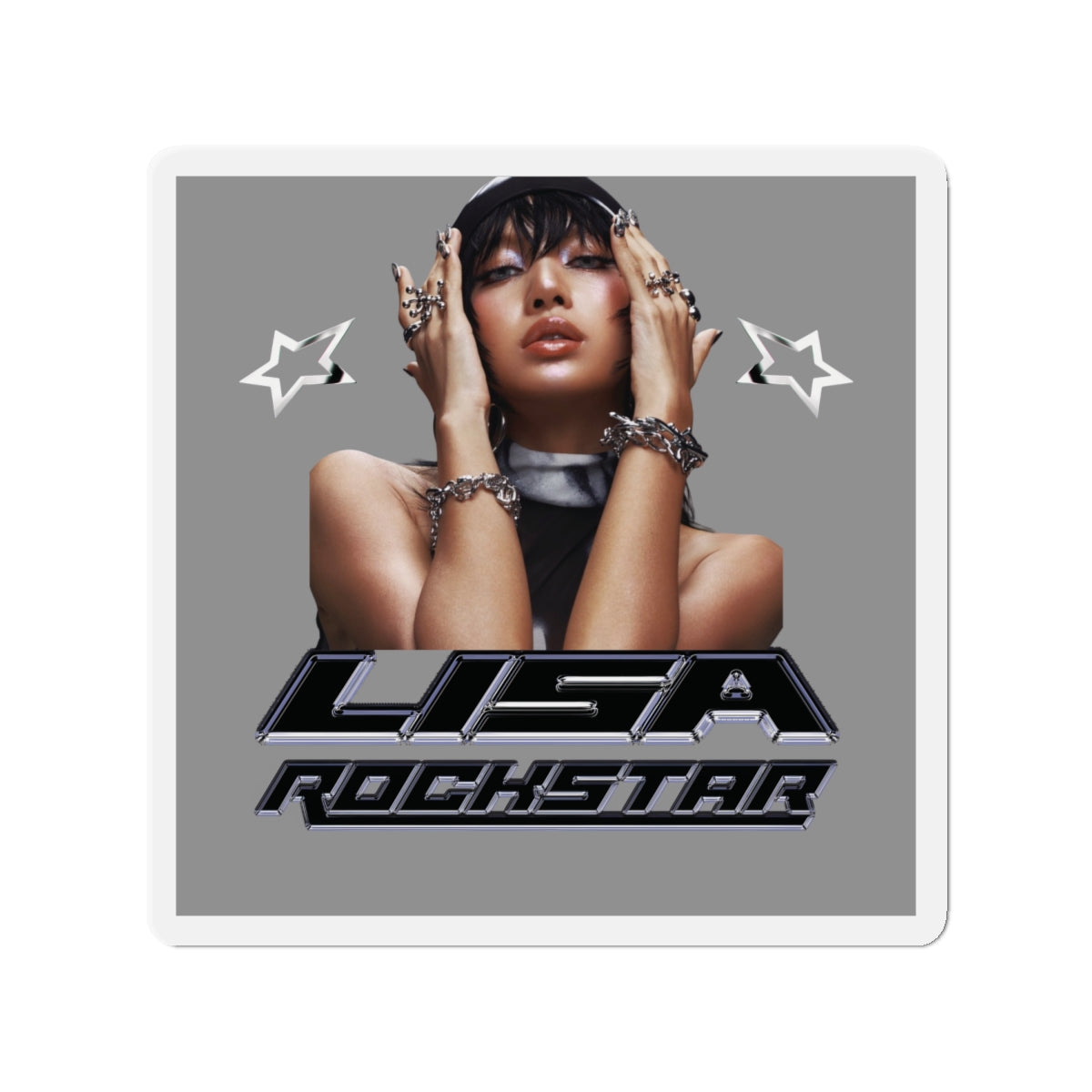 Lalisa Lisa Manoban Rockstar Album Car Magnet 2