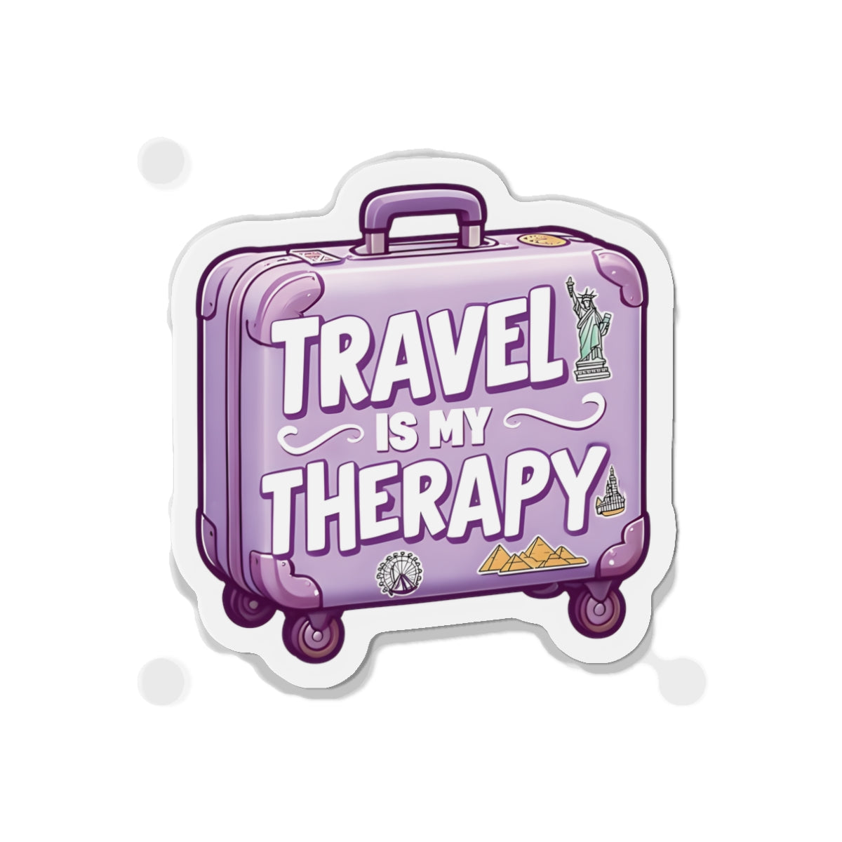 Travel is my Therapy Magnet - Cute & Random