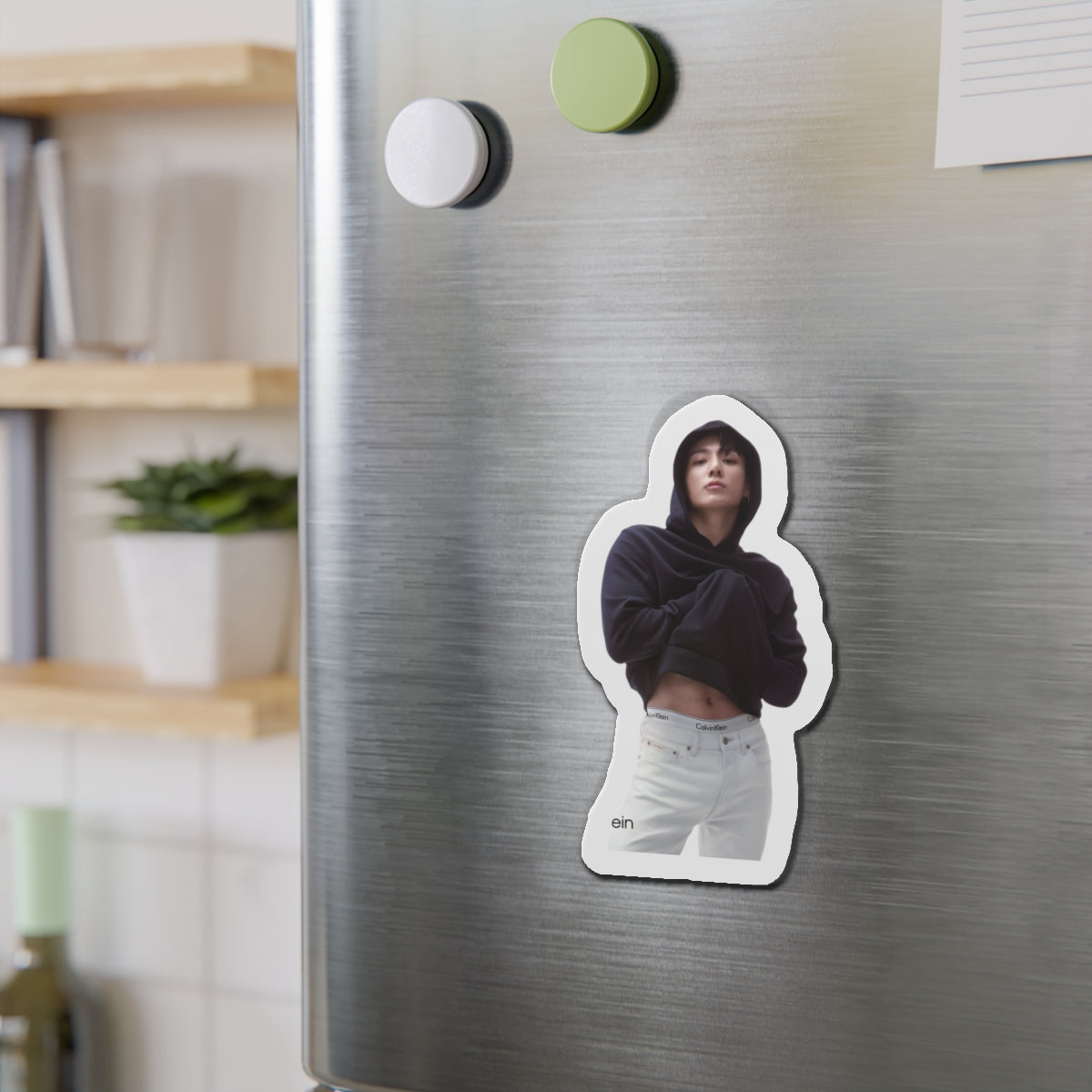 Jeon Jungkook Calvin Klein Photoshoot Wearing A Hoodie Magnet