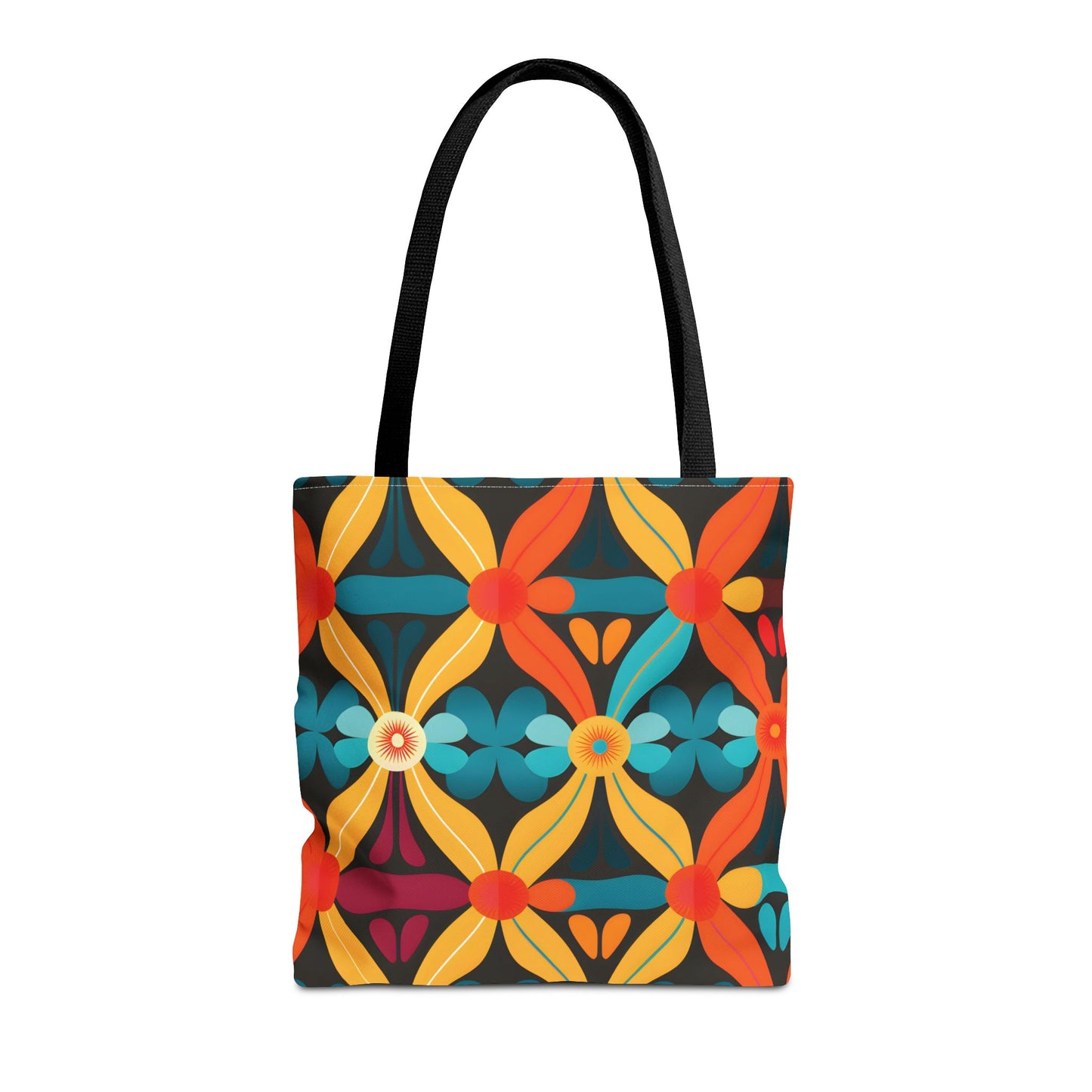 Retro Pattern Tote Bag Design 4