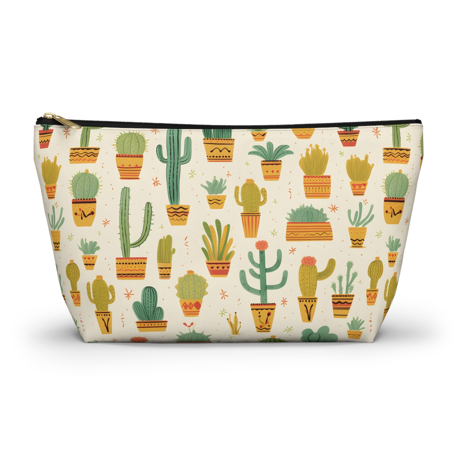 Cactus Pattern Travel Bag Design 10