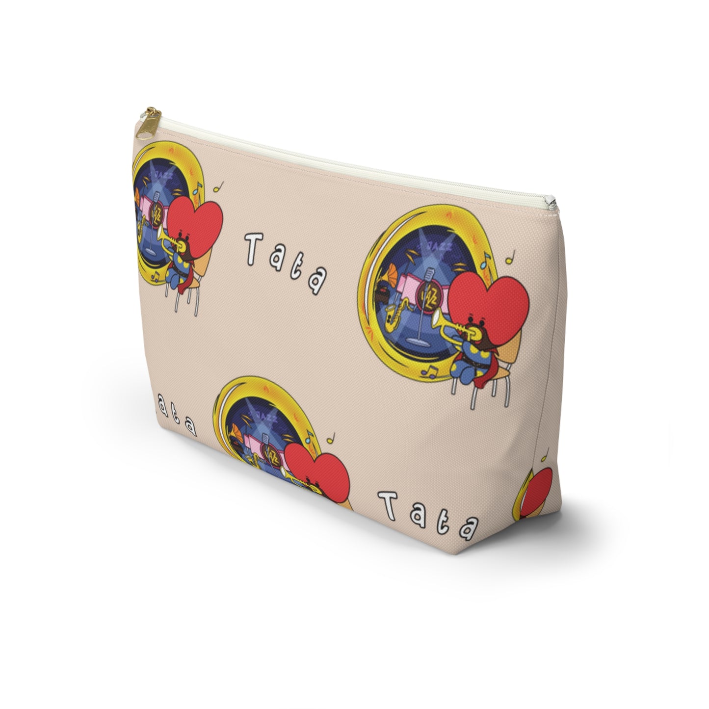 BT21 Tata Beige Pattern Travel Bag