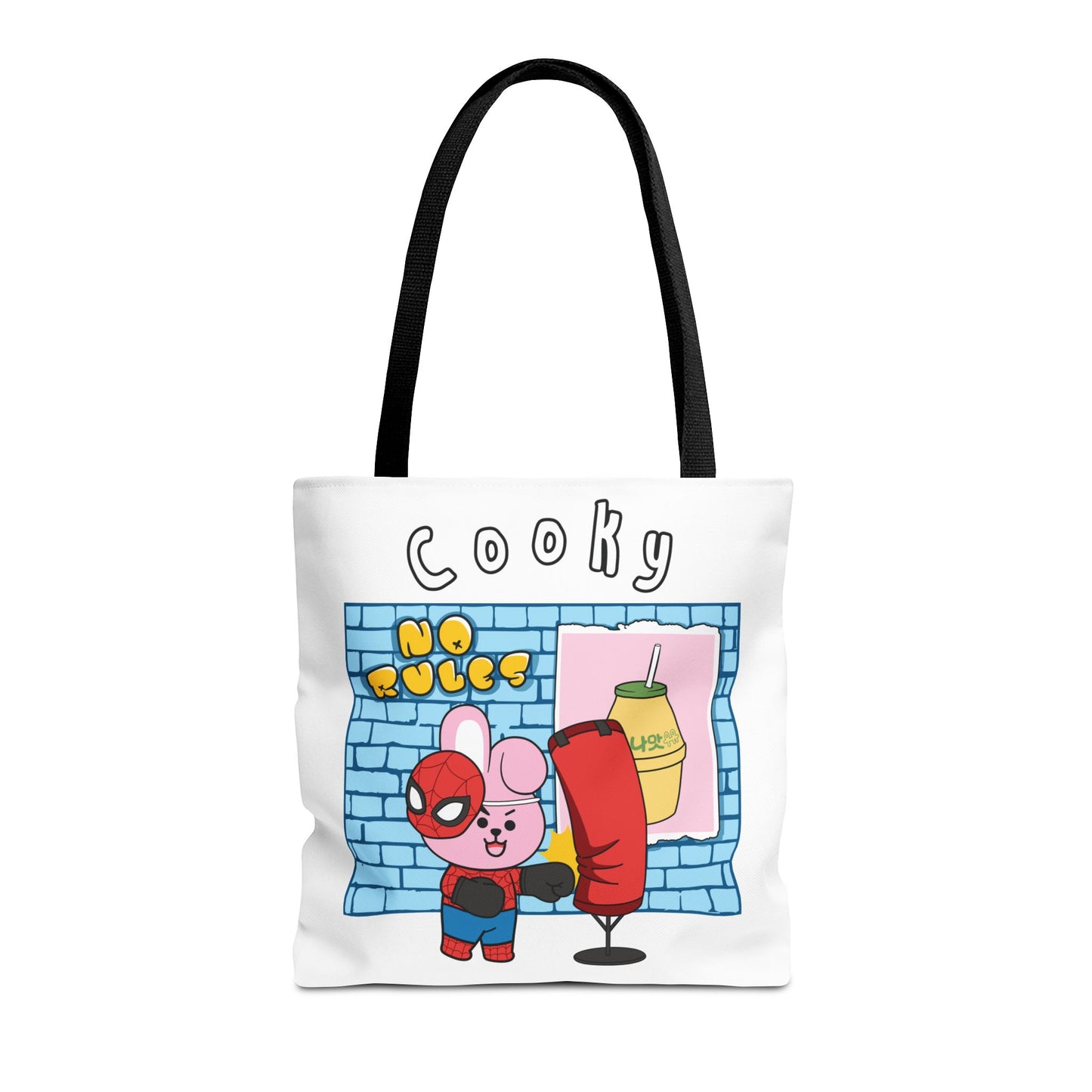 BT21 Cooky White Tote Bag Single Design