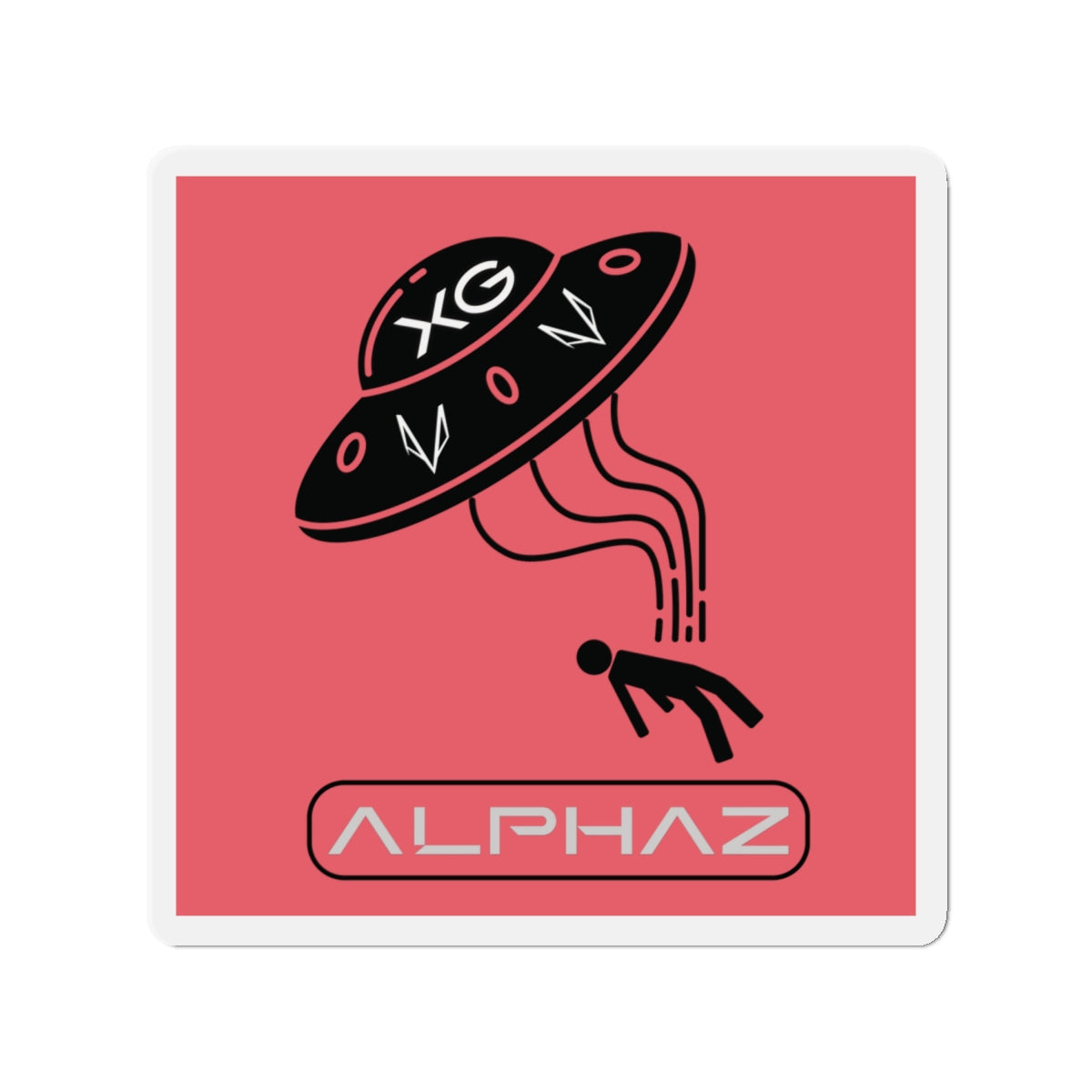 Red XG Maya Spaceship Magnet