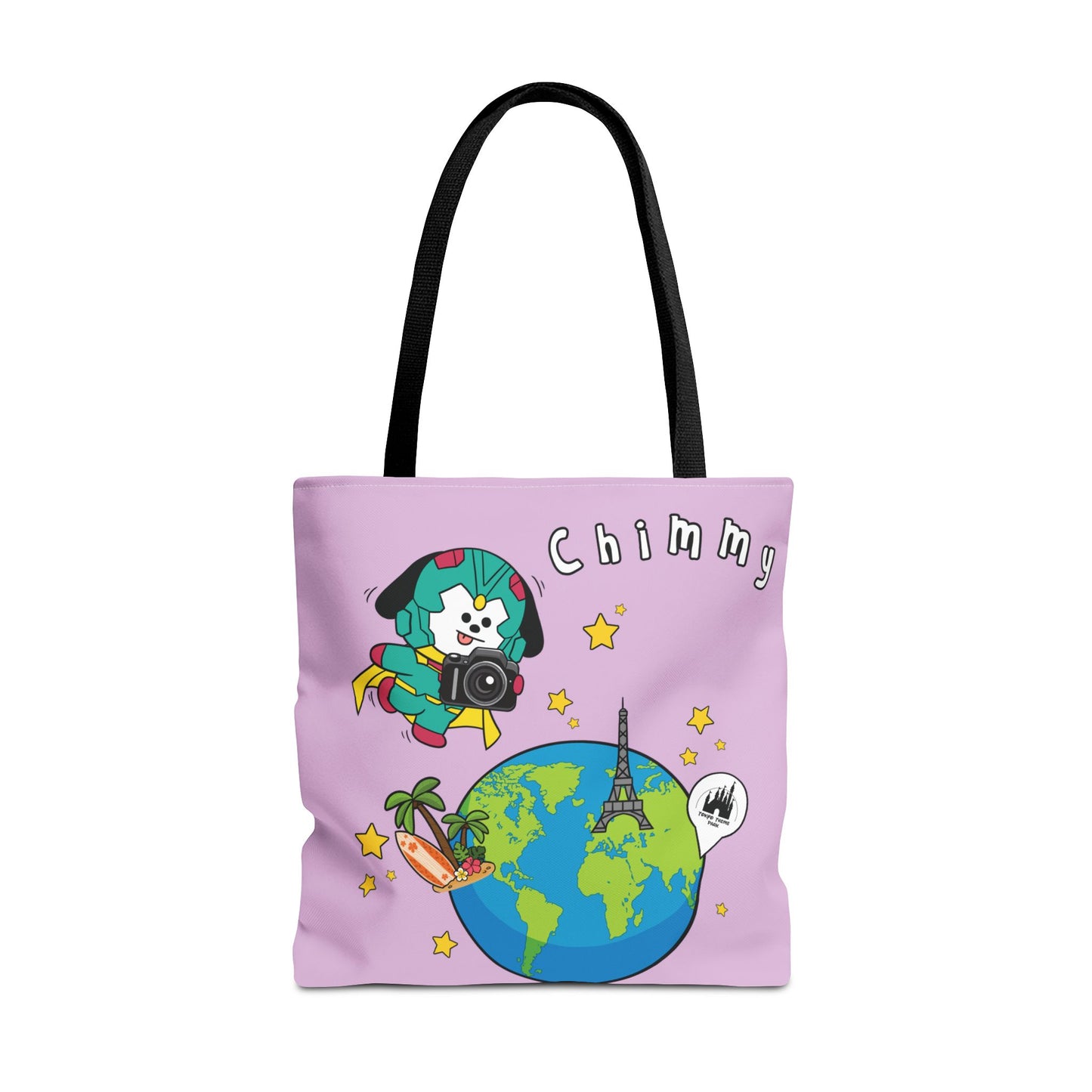 BT21 Chimmy Purple Tote Bag Single Design